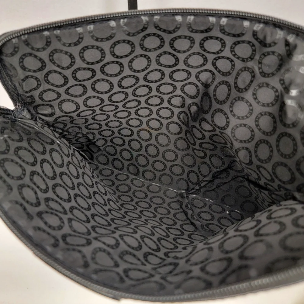 Bvlgari Black Leather Clutch‎